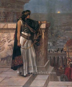  HM Lienzo - La última mirada de la reina Zenobia sobre Palmira Herbert Gustave Schmalz